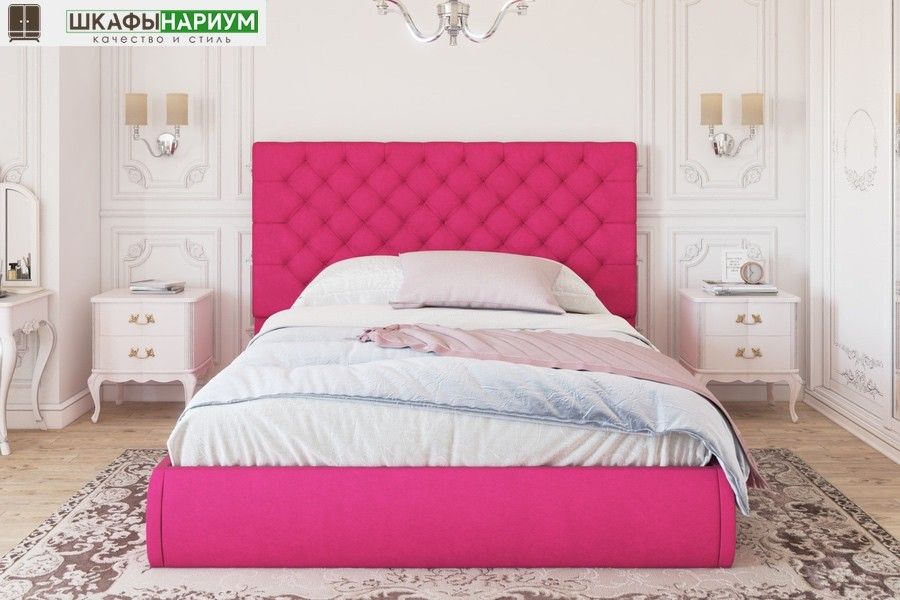 купить розовую кровать «Винтаж»